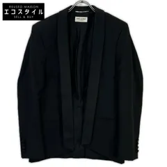 SAINT LAURENT PARIS　サンローランパリ　482512 ブラック  ショールカラースモーキングジャケット テーラードジャケット　46のサムネイル