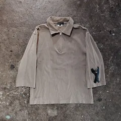 COMME des GARCONS HOMME PLUS 08ss ハーフジップカットソー ラバープリント ロゴ 七分袖 コムデギャルソンオムプリュス 2008ss AD2007のサムネイル