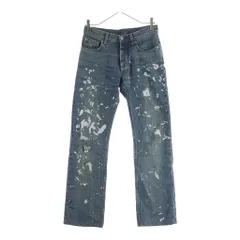 HELMUT LANG (ヘルムートラング) 1999 本人期 Painted Denim Pants ペイントデニムパンツ ストレートデニム インディゴのサムネイル