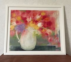 新品額入り版画 ジニー・キム 証明書・直筆サイン・エディション番号有