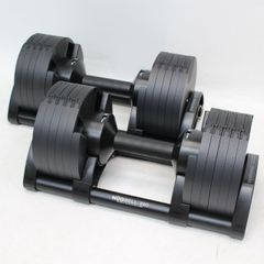 同時購入要【極美品】②NUO BELL 220 20kg可変式ダンベル 813)【美品】NUOBELL 220 フレックスベル 可変式ダンベル 20kg×20/計