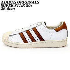 【クーポン】スニーカー シューズ  アディダス オリジナルス スーパースター８０ｓ レザー ブラウン 26.0cm ADIDAS ORIGINALS SUPER STAR BB2229 正規品 中古 古着 ブランド 匿名配送のサムネイル