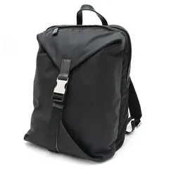 プラダ / PRADA　ナイロン x サフィアーノレザー バックパック　2VZ028　ナイロン　ブラック 【中古】のサムネイル