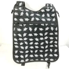 【中古】ZORLAC ゾーラック スクエア型バックパック リュックサック ブラック×ナイロンのサムネイル