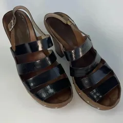 MARC BY MARC JACOBS/マークバイマークジェイコブス、ウッドソール.グルカサンダル、厚底、371/2サイズ　　.A428のサムネイル