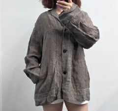 フリップ 2 size/ISSEY MIYAKE イッセイミヤケ パーマネント リネンシャツジャケットのサムネイル