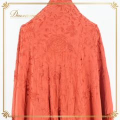 フラメンコ 衣装 マントン シージョ ブラウン系 オレンジ系 レッド系