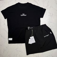 Cph/Golfキャプテンズヘルム ブラックノースリーブポロワンピースM