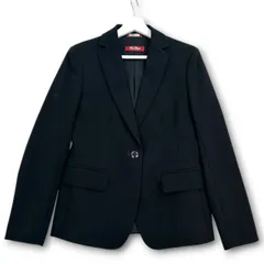 MaxMara STUDIO マックスマーラステュディオ テーラードジャケット イタリア製 ブラック 黒 サイズ44 レディース 通年 ゴーゴー古着久喜倉庫店 11 No.2795のサムネイル