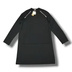 参考上代29700円 COMME des GARCONS HOMME PLUS 25SS ポリエステル ダブルジップ レイヤード長袖Tシャツ カットソー コムデギャルソンオムプリュス PO-T022 ブラック XL （20270M）のサムネイル