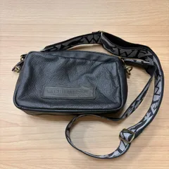 MK1307 【ER266】 わちふぃーるど　WACHIFIELD　ダヤン　レザー　ショルダー バッグ　ブラック　スクエアショルダー　猫　266396822のサムネイル