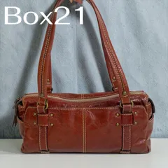 Box21 ショルダーバッグ ブラウン レザーのサムネイル