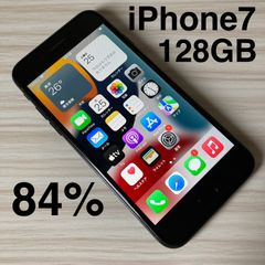 iPhone7 128GB JET BLACK 배터리 84% SIM 무료