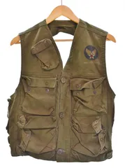 ミリタリー Military VINTAGE 50s U.S. ARMY AIR FORCES C-1 VEST エアフォース ベスト カーキ 103MT-5074のサムネイル