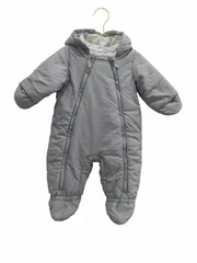子ども服 アウター ジャンプスーツ グレー プチバドー PETIT BATEAU 12m ベビーのサムネイル