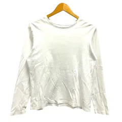 エルエルビーン L.L.BEAN Tシャツ カットソー クルーネック コットン 長袖 無地 XS 白 ホワイトのサムネイル