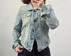 フリップ M/Abercrombie ヴィンテージ ライトブルー デニムジャケットのサムネイル