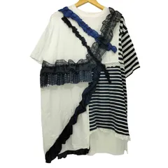 ビームスジャパン BEAMS JAPAN 26SS【別注】TORI-TO / ボーダー 切替 ビッグ Tシャツ レディース JPN：M のサムネイル