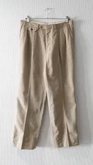 90-00’s dunhill イタリア製 Wool-linen double-pleated trousers Size:50のサムネイル