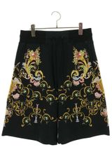 doublet】カオスエンブロイダリー シャンブレーショートパンツ L