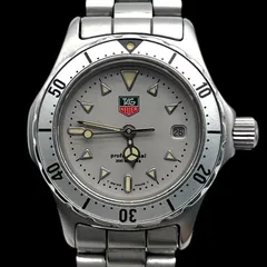 新品電池 稼働品 TAG HEUER タグホイヤー プロフェショナル2000 レディース腕時計 クォーツ QZ 3針 デイト SS シルバー ヴィンテージのサムネイル