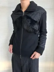 BALMAIN バルマン ファー ハイネック ブルゾン ジャケットのサムネイル
