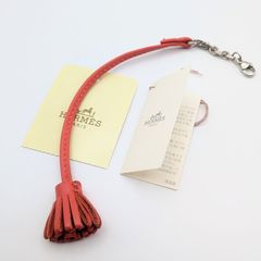 エルメス HERMES カルメンチータ ブックマーク バッグチャーム レザー