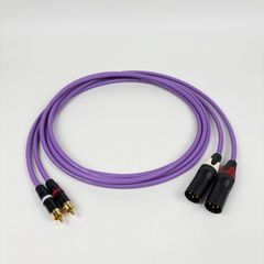 [7m] MOGAMI 2534 PURPLE REAN 리안 RCA NEUTRIK 노이트릭 XLR 캐논 오디오 케이블 7m 2개 세트