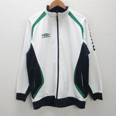 K■アンブロ/UMBRO トラックジャケット ジャージ【L】白紺/MENS■110【中古】