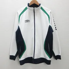 K■アンブロ/UMBRO トラックジャケット ジャージ【L】白紺/MENS■110【中古】のサムネイル