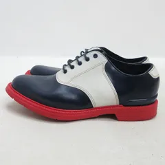 K■【Mサイズ】リーガル/REGAL バイカラー サドルシューズ レインシューズ/紺白/MENS■4【中古】のサムネイル