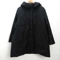 K■ユニクロ/UNIQLO 211-439711 ハイブリッドダウンショートコート ビッグサイズ【3XL】黒/LADIES■99【中古】のサムネイル