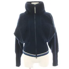 アディダス バイ ステラマッカートニー adidas by Stella McCartney ボアジャケット フリース ボリュームスリーブ ショート丈 M 紺 ネイビー DP3545 /HNのサムネイル