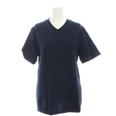 エディフィス EDIFICE Tシャツ 46 紺 ネイビー Vネック /GP ■ECB001のサムネイル