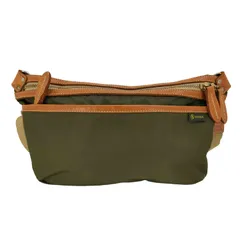 エーグル AIGLE レザー切替 ナイロン ショルダー バッグ メンズ 表記無 のサムネイル