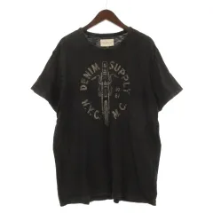 デニム&サプライ ラルフローレン DENIM & SUPPLY RALPH LAUREN Tシャツ 半袖 プリント スミクロ XL ■GY28 ☆AA★のサムネイル