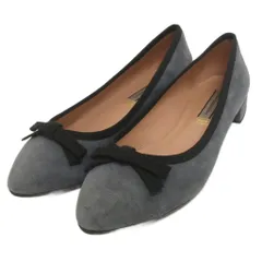 インターショシュール inter- chaussures パンプス リボン スエード グレー 37■FFのサムネイル