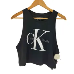 カルバンクラインジーンズ Calvin Klein Jeans ロゴプリント タンクトップ レディース  Sのサムネイル
