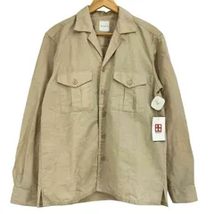 マッキントッシュフィロソフィー MACKINTOSH PHILOSOPHY リネン混 L/S オープンカラー サファリシャツ メンズ UK：40 のサムネイル