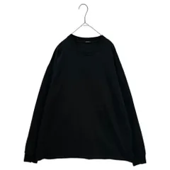 COMOLI(コモリ) 2025SS COTTON JERSEY L/S T-SHIRT コットン ジャージ 長袖 Tシャツ B01-05009 4 ブラックのサムネイル