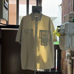 Maison Margiela 14AW オールシルク グラデーション デザインシャツ 