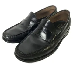 ジーエイチバス G.H.Bass & Co. コインローファー スリッポン シューズ 8 ブラックのサムネイル