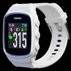 【未使用品】GREEN ON グリーンオン GPSゴルフナビ THE GOLF WATCH NORMⅡ ホワイト☆3564◎325◎のサムネイル