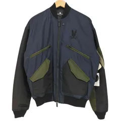 サイコバニー Psycho Bunny バイカラーデザイン MA-1 ジャケット メンズ import：M のサムネイル