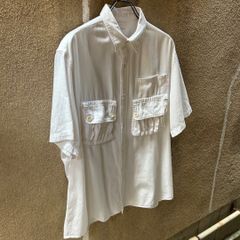 Maison Margiela 14AW オールシルク グラデーション デザインシャツ 