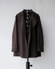 FW1999 HERMES BY MARGIELA CASHIER COAT エルメス　マルジェラ期　archive アーカイブ　1999年　カシミア　コート　ジャケット　羽織　ユニセックス　90s マルジェラのサムネイル