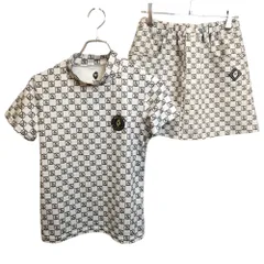 V12 ブイトゥエルブ ゴルフ MONOGRAM モノグラム Tシャツ スカート セットアップ 上:V1222410-MK10 下:V122410-SK04 0 ホワイト レディースのサムネイル