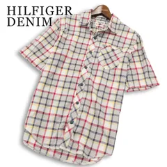 HILFIGER DENIM トミーヒルフィガー 春夏★ 半袖 チェック柄 シャツ Sz.S メンズのサムネイル