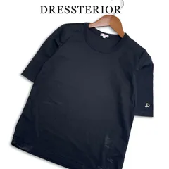 DRESSTERIOR ドレステリア 春夏★ 五分袖 ロゴ刺繍 カットソー Tシャツ Sz.34 レディース 黒のサムネイル