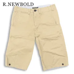 R.NEWBOLD ポールスミス 春夏★ シンチバック ツイル ハーフ ショート パンツ Sz.M メンズのサムネイル